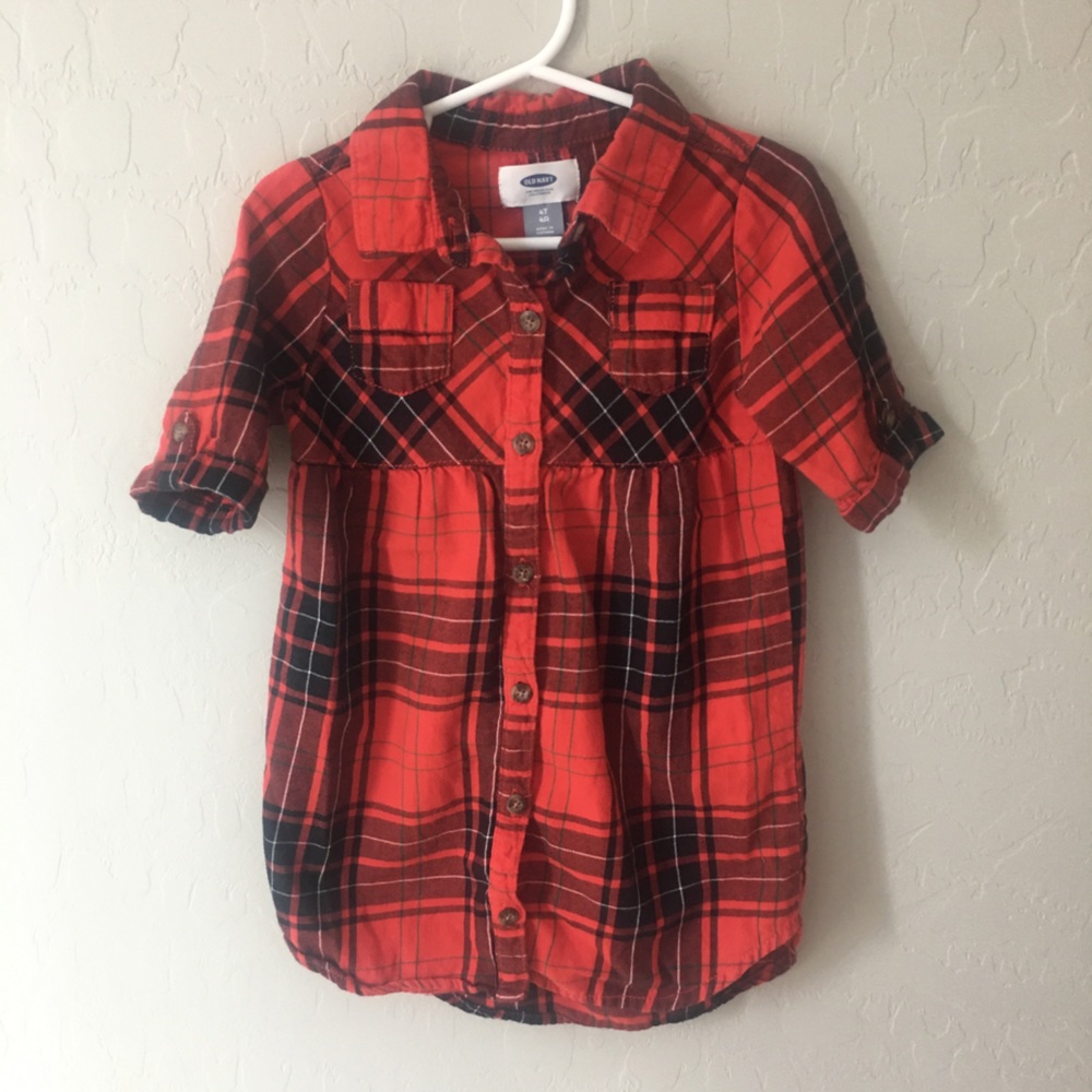 Cute flannel dress/long shirt